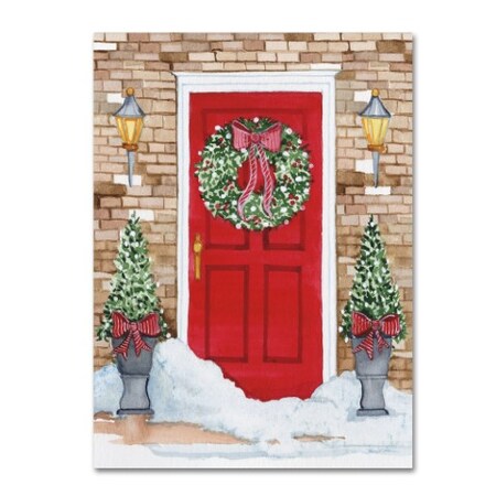 Trademark Fine Art Kathleen Parr McKenna 'Night Before Christmas I' Canvas Art, 18x24 WAP02376-C1824GG